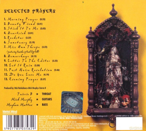 My Ruin: A Pray Under Pressure Of (Remastered) (digipack) [CD]