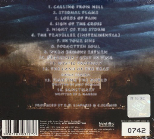 Mystic Prophecy: Regressus (Remastered + Bonus Tracks) (digipack) [CD]