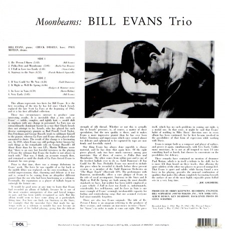 Bill Evans Trio: Moon Beams [Winyl]