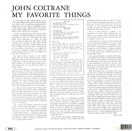 John Coltrane: My Favorite Things [Winyl]