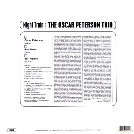 Oscar Peterson Trio: Night Train [Winyl]