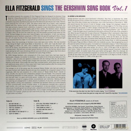 Ella Fitzgerald: Sings The Gershwin Song Book vol. 1 [Winyl]