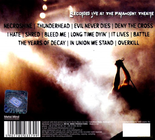 Overkill: Wrecking Everything - Live (Remastered) (digipack) [CD]