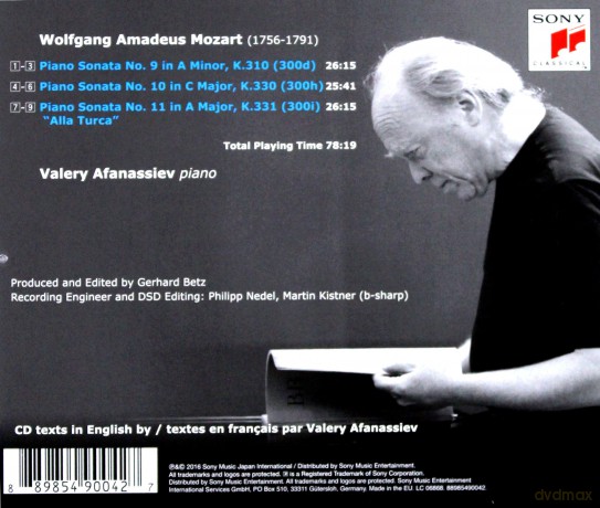 Valery Afanassiev: Valery Afanassiev Plays Mozart [CD]