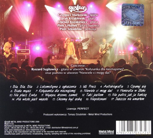 Perfect: Live - Z Wtorku Na Środę (digipack) [CD]