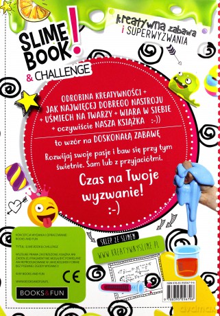 Slime book and challenge [KSIĄŻKA]