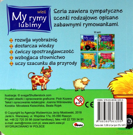 Wieś. My rymy lubimy - Joanna Wiśniewska [KSIĄŻKA]