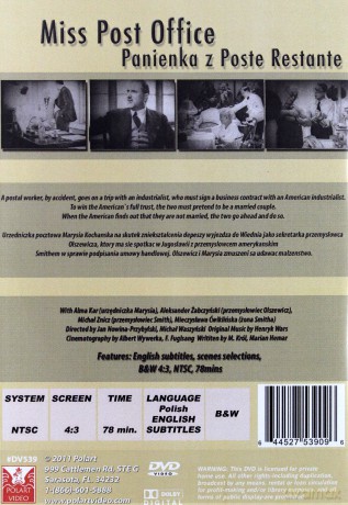 Miss Post Office - Panienka z poste Restante [DVD]