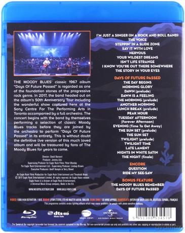 Moody Blues: Days Of Future Passed Live [Blu-Ray]