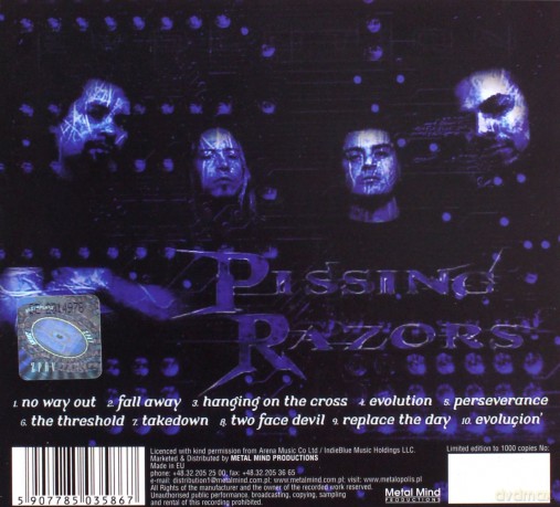 Pissing Razors: Evolution (Remastered) (digipack) [CD]