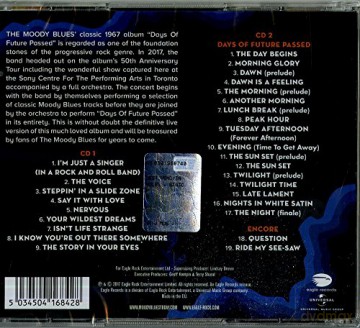 Moody Blues: Days Of Future Passed Live [2CD]