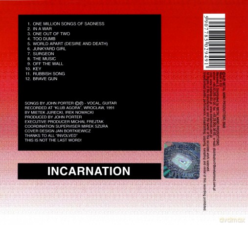 John Porter: Incarnation (Remastered) (digipack) [CD]
