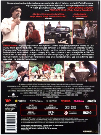 Kochając Pabla, nienawidząc Escobara (booklet) [DVD]