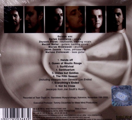 Quidam: The Fifth Season - Live In Concert (digipack) [CD]