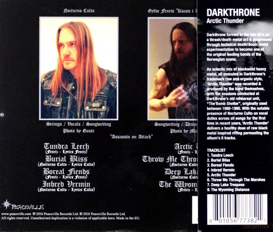 Darkthrone: Arctic Thunder [CD]