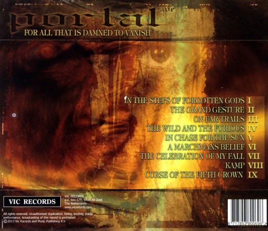 Portal: For All That Is Damned To Vanish [CD]