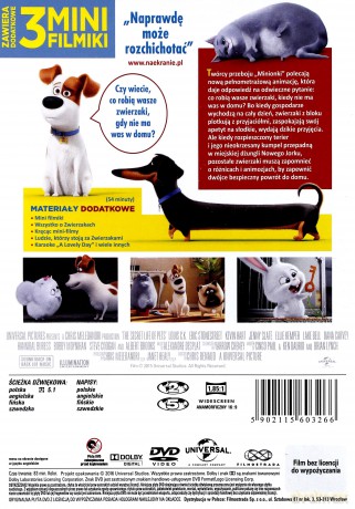 Sekretne Życie Zwierzaków Domowych [DVD]