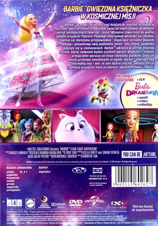 Barbie: Gwiezdna przygoda [DVD]