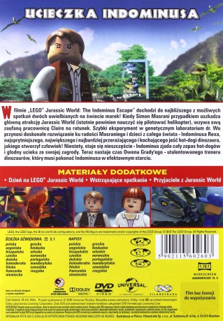 Lego Jurassic World: Ucieczka Indominusa [DVD]