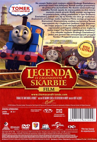 Tomek I Przyjaciele: Legenda o Zaginionym Skarbie [DVD]
