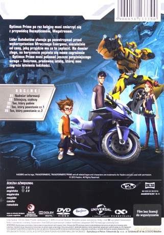 Transformers Prime sezon 1 cz. 5 [DVD]