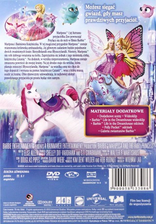 Barbie Mariposa i Baśniowa Księżniczka [DVD]