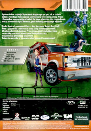 Transformers Prime sezon 1 cz. 3 [DVD]