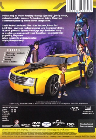 Transformers Prime sezon 1 cz. 2 [DVD]