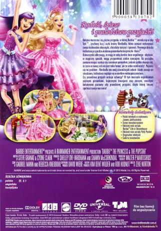 Barbie Księżniczka i Piosenkarka [DVD]