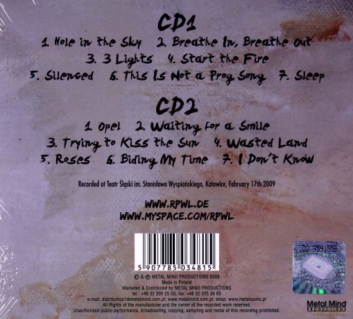 Rpwl: The Rpwl Live Experience (digipack) [CD]