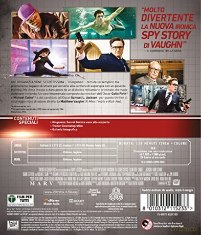Kingsman: Tajne Służby [Blu Ray]