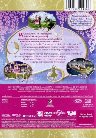 Barbie i 12 tańczących księżniczek [DVD]