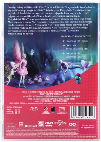 Barbie Syrenkolandia (Mermaidia) [DVD]