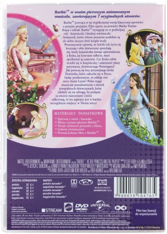 Barbie jako Księżniczka i Żebraczka [DVD]