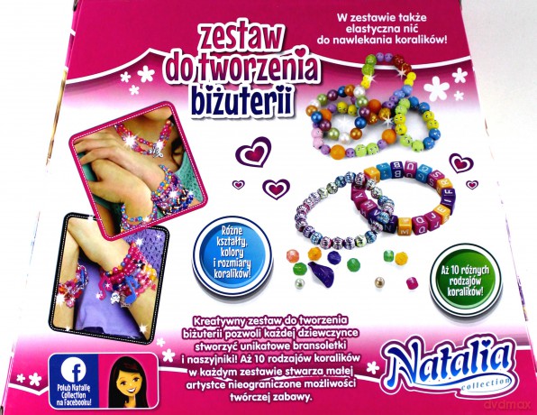 Koraliki do robienia bransoletek Natalia