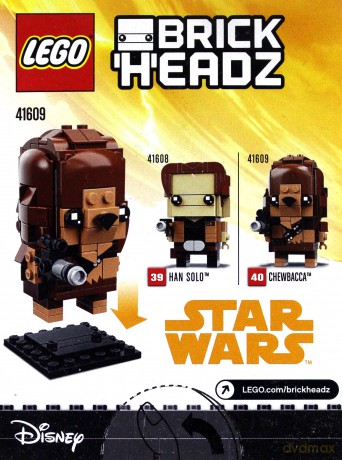 LEGO BrickHeadz Chewbacca (41609) [KLOCKI]
