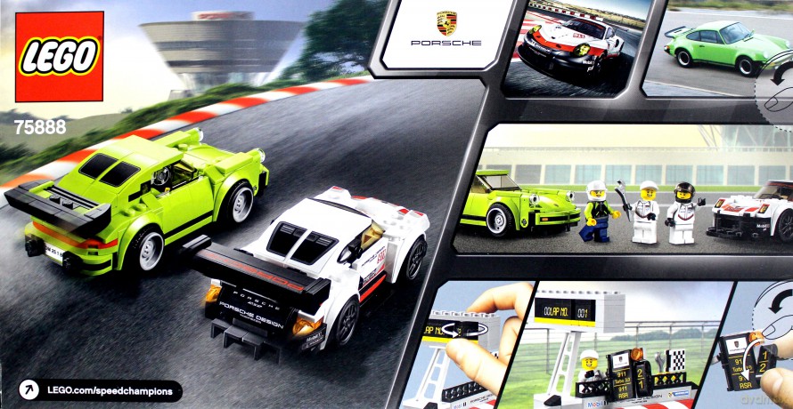 LEGO Speed Champions Porsche 911 RSR Turbo 3.0 (75888) [KLOCKI]