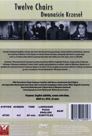 Dwanaście krzeseł [DVD]