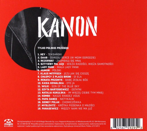Kanon Polskich Przebojów [CD]