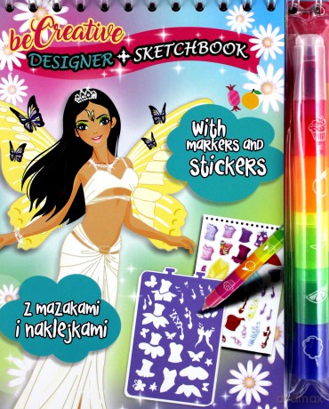 Malowanka kreatywna designer i sketchbook