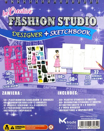 Malowanka kreatywna designer i sketchbook