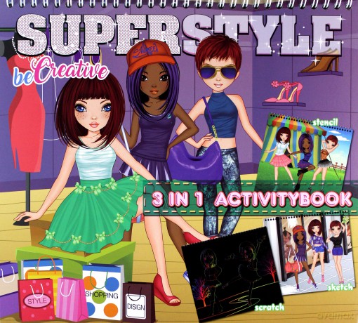 Malowanka kreatywna super style 3w1