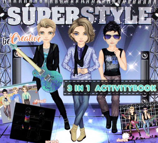 Malowanka kreatywna super style 3w1