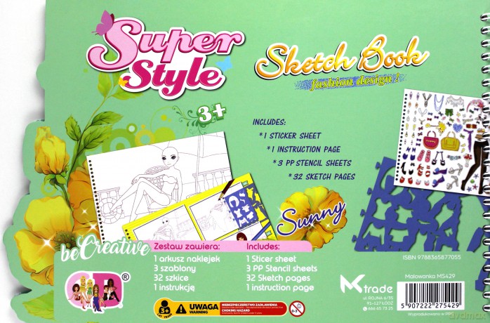 Malowanka kreatywna super style ms