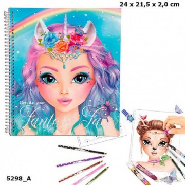 Zestaw kreatywny z naklejkami Fantasy Face