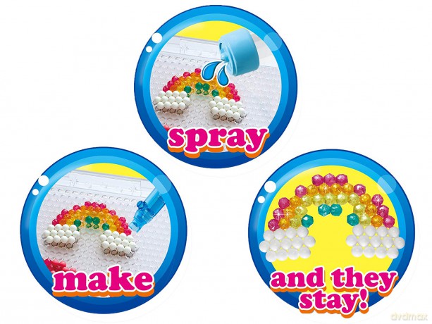 Aquabeads Fioletowe lite koraliki