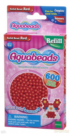 Aquabeads Czerwone lite koraliki