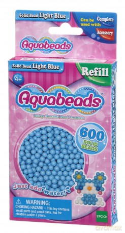 Aquabeads Jasnoniebieskie lite koraliki
