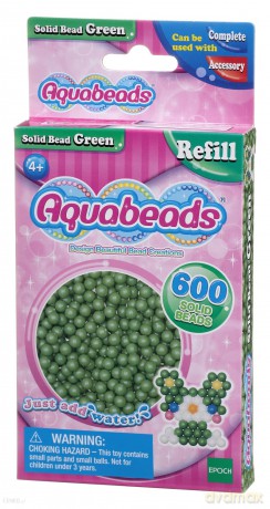 Aquabeads Jasnozielone lite koraliki