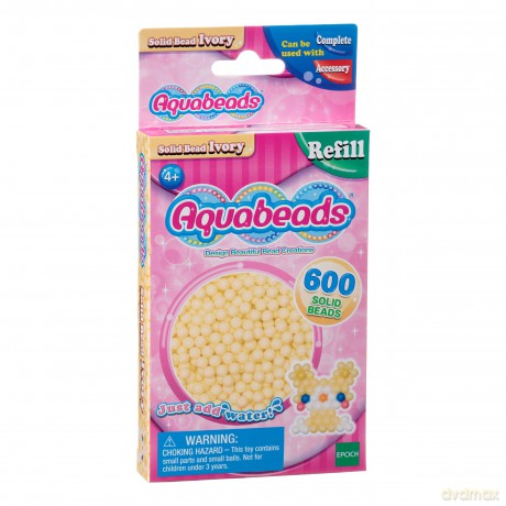 Aquabeads Kremowe lite koraliki
